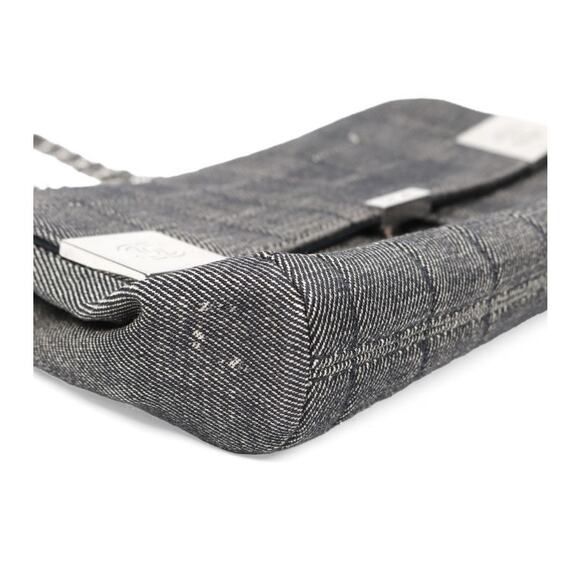 CHANEL Denim Chocolate Bar Chain Shoulder Bag A-A34378 - Picture 8 of 11